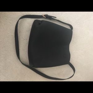 Leather reversible bag